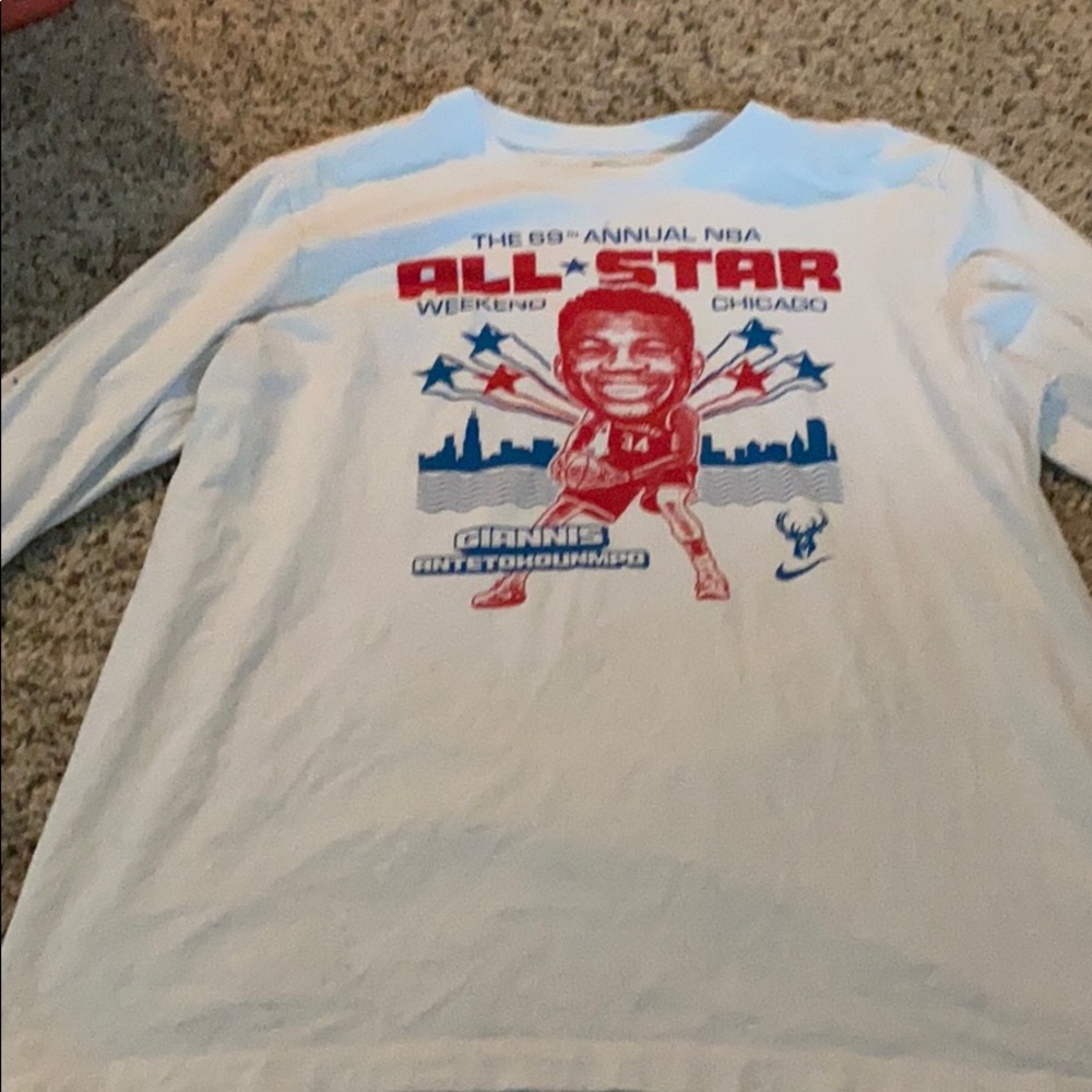 Men’s giannis long sleeve all star tee